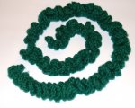 Emerald spiral scarf