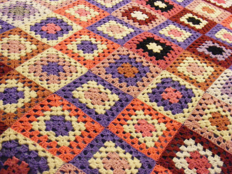Double-knit blanket